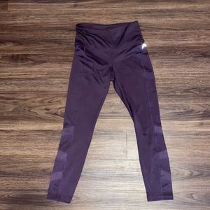 Purple dri-fit leggings